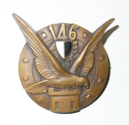Insigne 146 rgt infanterie - insigne, d'infanterie