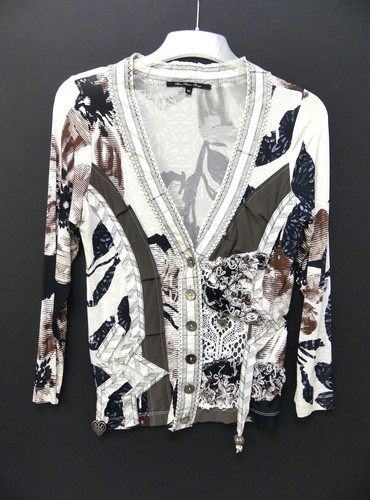 Neuf gilet bleu - gilet, blanc