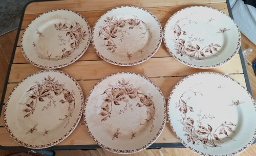 Assiettes plates en - 6,