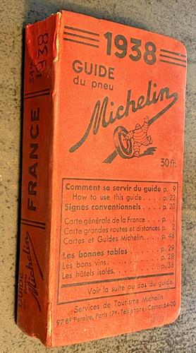 Guide michelin rouge - guide,