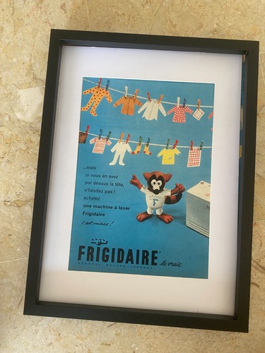 Cadre publicité vintage - ◕,