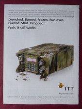 1/2010 PUB ITT COMBAT NET RADIO SINCGARS ORIGINAL AD