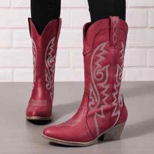 Bottes Femme Camperos Rouge