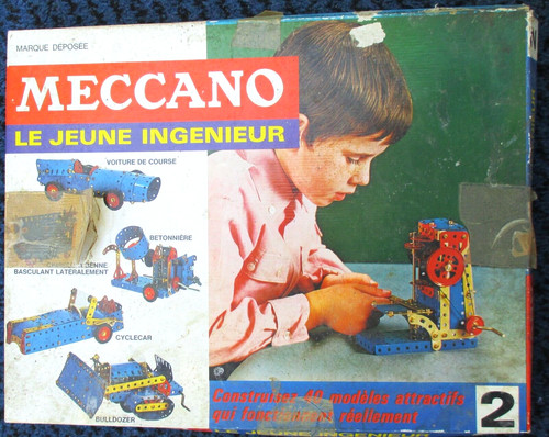 Ancienne boîte meccano - ancienne,