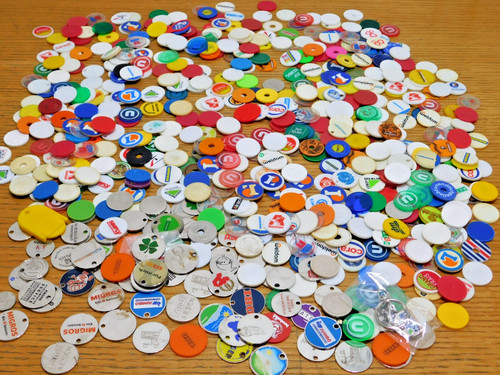Lot jeton pièces caddy de - lot,