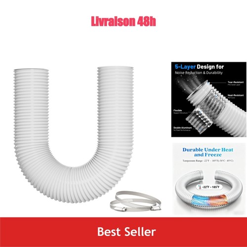 Gaine vmc 150mm blanc - gaine,