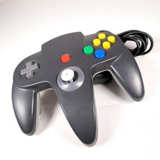 Manette Pad Controller Nintendo 64 N64 Officiel NUS-005 Black Grey Semi HS Jap 2