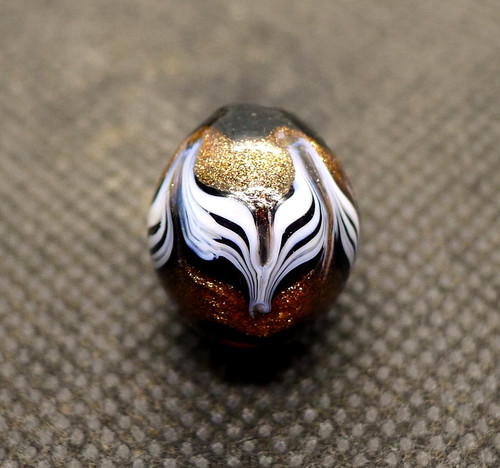 Perle verre collier - verre,
