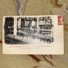 CPA 95 USINE DE PERSAN Dévidage DES SOIES SUR CARTES SOCIETE ANONYME "LA SOIE" (