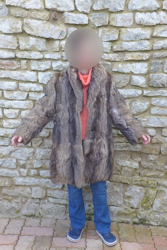 Manteau fourrure de - manteau, en