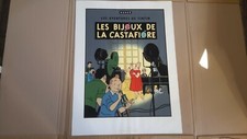 HERGE TINTIN LES BIJOUX DE LA CASTAFIORE   SERIGRAPHIE ESCALE TL 1500EX 1988 TOP