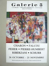 SCHURR Claude Affiche FALCOU