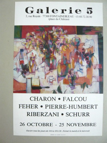 Schurr claude affiche falcou - claude,