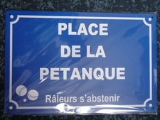 plaque  acier METAL PLACE DE