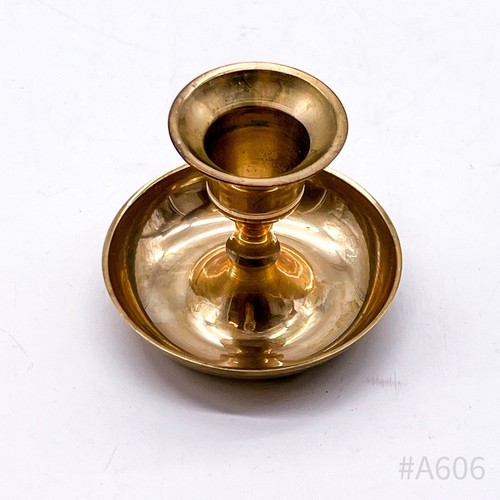 Porte bougie vintage laiton - porte-bougie, en