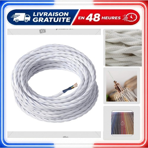 Câble électrique textile