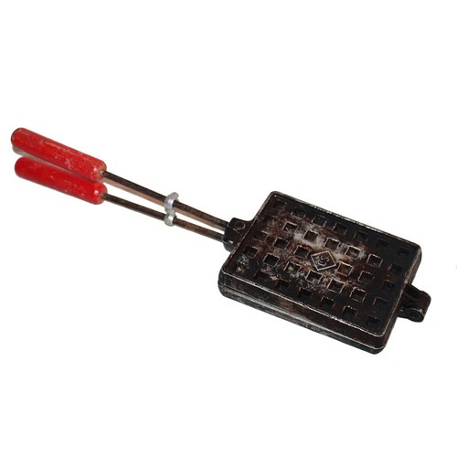 Ancien appareil gaufre - ancien, à