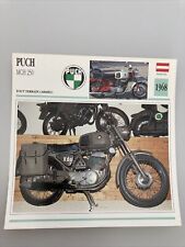 Puch MCH 250 1968 carte moto de collection Atlas Autriche