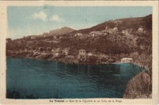 CPA LE TRAYAS Baie de la Figarette et un Coin de la Plage (1111790)