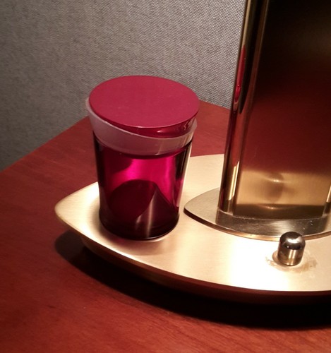 Petit pot rouge couvercle - rouge,