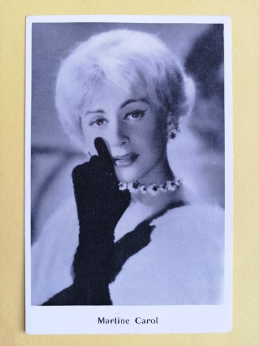 Carte photo actrice - de, l'actrice