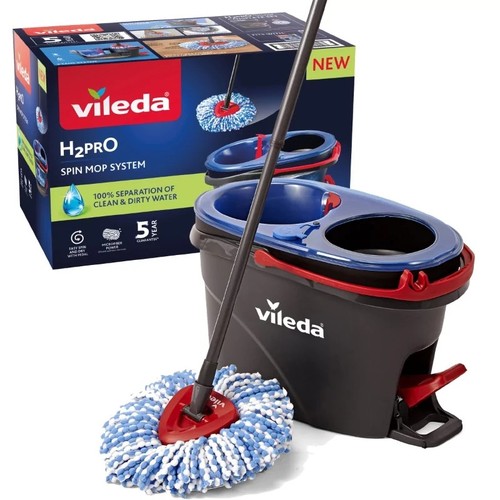 Boîte VILEDA MOP H2PRO, balai