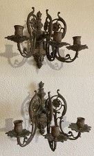 Paire d’appliques en bronze