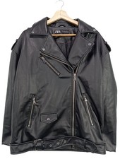ZARA Veste en cuir