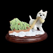 Peakdale Westie and Xmas Tree