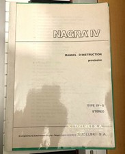 NAGRA IV - NOTICE COPIE