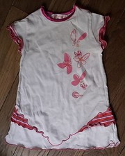 Robe Légère Rose et Blanche Clayeux 6 mois idéale pour l'Eté