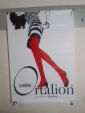 AUTHENTIQUE AFFICHE ANCIENNE - CALZE ORTALION PAR RENE GRUAU.