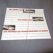 210C Dépliant 23,5 X 20 Médailler Franklin Autoworld 8 Pages