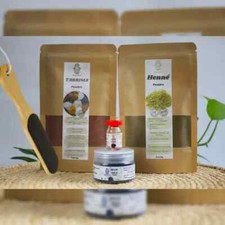 Pack Tabrima & Henné & Savon beldi au Nila bleu & Aker Fassi & Brosse Pédicure
