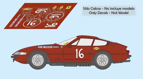 Autocollants ferrari 365 - ferrari,
