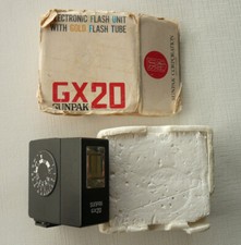 Vintage - Flash électronique SUNPAK GX20 dans sa boîte avec notice