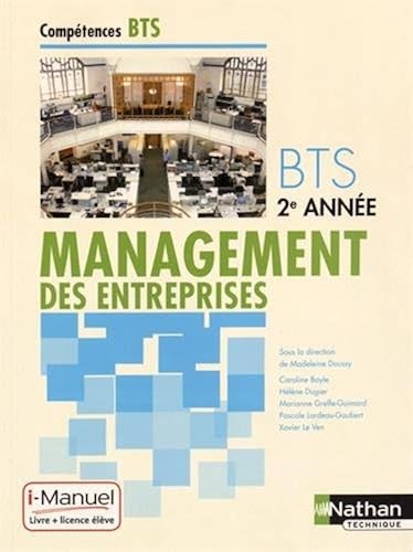 Management des entreprises bts - management,