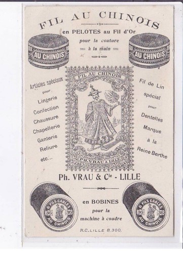 Publicite fil chinois - fil, au