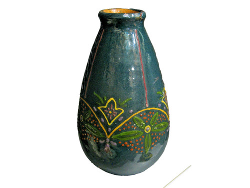 Ancien vase terre vernissée