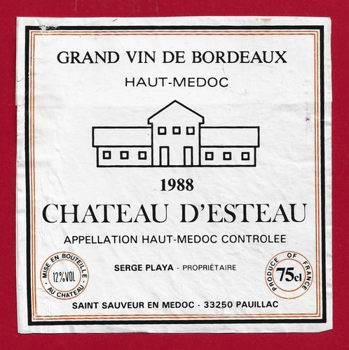 Etiquette bordeaux - etiquette,