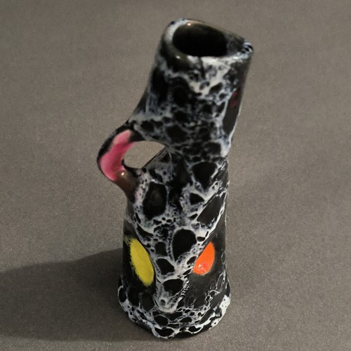 Vallauris vase céramique noir