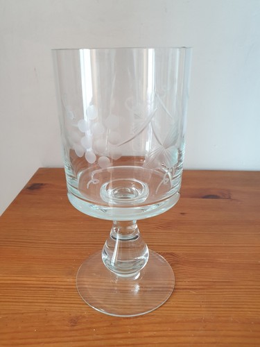 Ancien grand verre rince