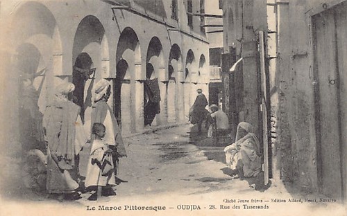 Maroc oujda la rue des - -,