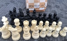 Jeu d'échecs en Bois + Feutrine-  type Staunton (Promovi) - Roi 7 cm