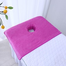 Serviette de Table de Massage SPA avec Trou pour Le Visage, Professionnelle,