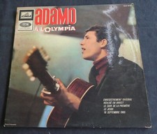 Vinyle 33T Adamo À l’Olympia | Live mythique chanson française REF 2196