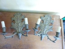 2 APPLIQUES MURALES ANCIENNES