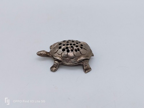 Tortue porte encens métal - tortue,