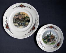Plat 28,5 cm + Assiette à