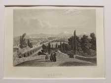 Gravure ancienne sur acier